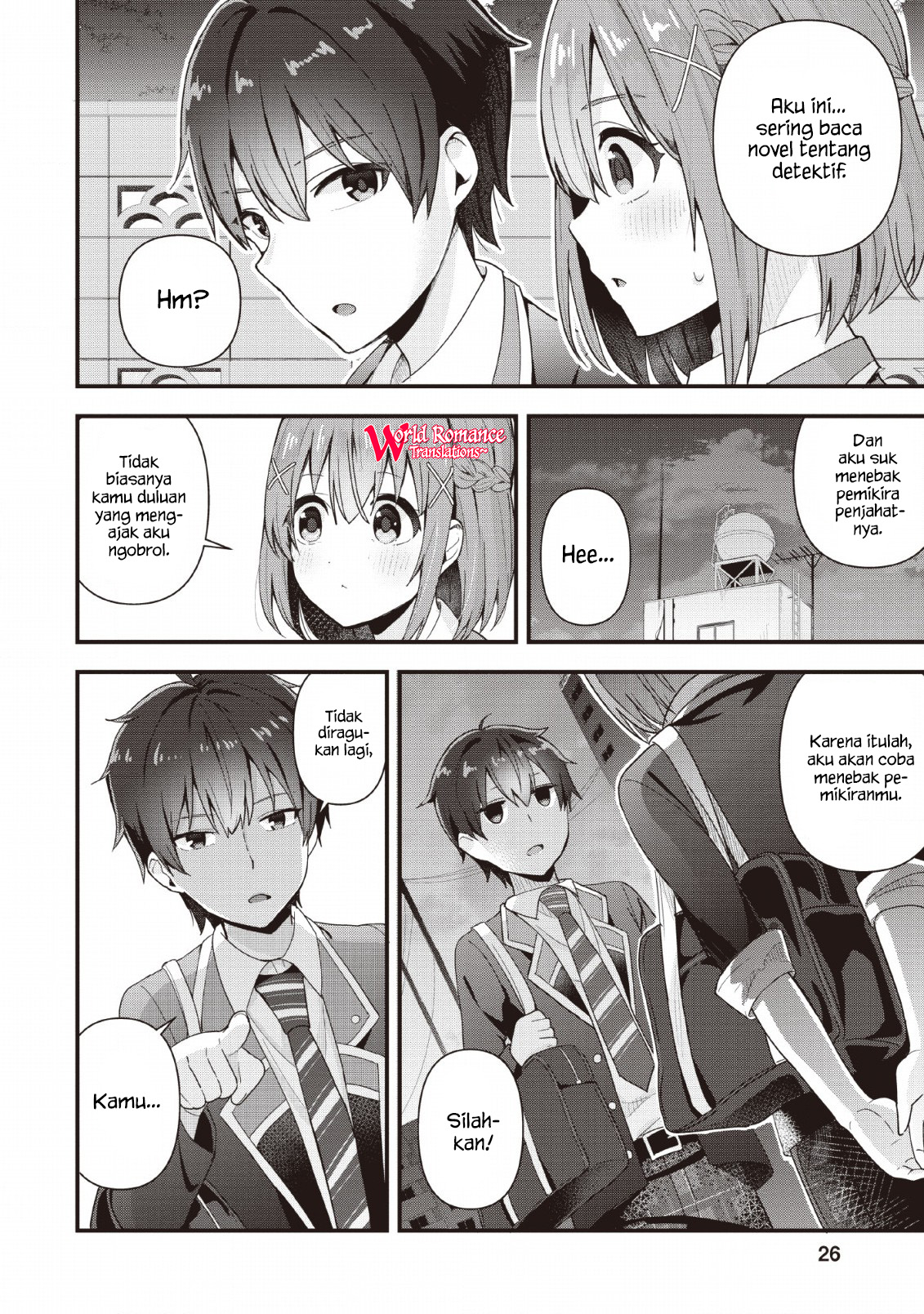 The Cute Girl Sitting Next to Me Is Trying to Make Me Fall in Love With Her as a Way to Ridicule Me, but the Tables Were Turned on Her Before She Knew It Chapter 01 Gambar 26